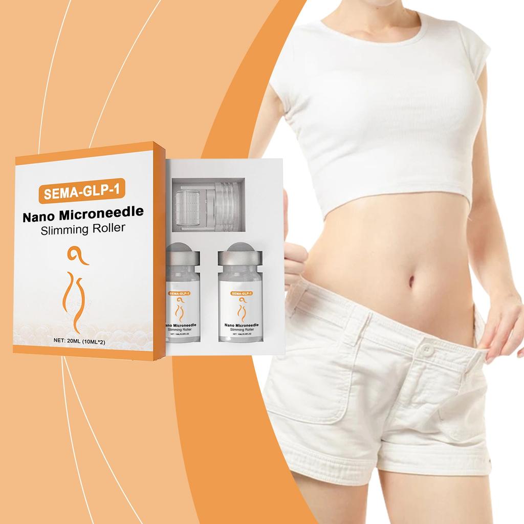 Microneedle Body Contouring RollerSkin Microneedle RollerAcne RepairPromoting MetabolismAssisting Sugar ControlWeight Loss And Contouring Tools 20ml