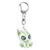 Anime Cartoons Acrylic Keychain for Hoopa Diancie Marshadow Self-Made Acrylic Key Chain Pendant Acrylic Bag Pendant Toy Gifts