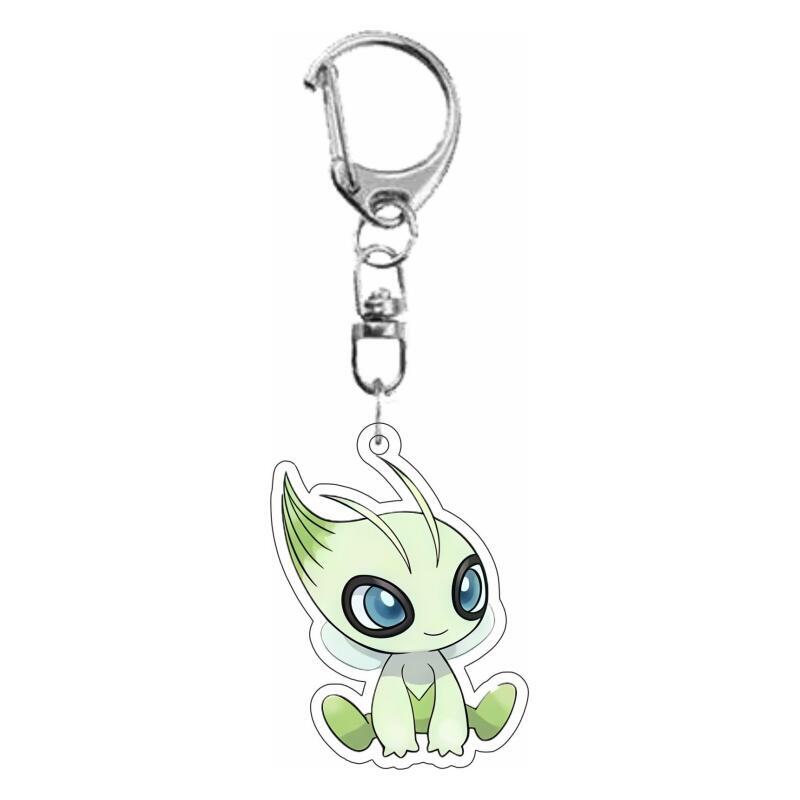 Anime Cartoons Acrylic Keychain for Hoopa Diancie Marshadow Self-Made Acrylic Key Chain Pendant Acrylic Bag Pendant Toy Gifts