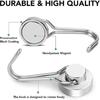 10pcs Magnetic Hooks For Hanging, Max Pulling Force 8KG Strong Magnetic Hooks For Kitchen, Camping, Doors, Lockers