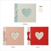 Marks Decorap Album Heart Photo Stylish and Decorap Pink Album, Self-Adhesive, DIY, Free-Writing Pages, Cute, DCP-AL10-PK