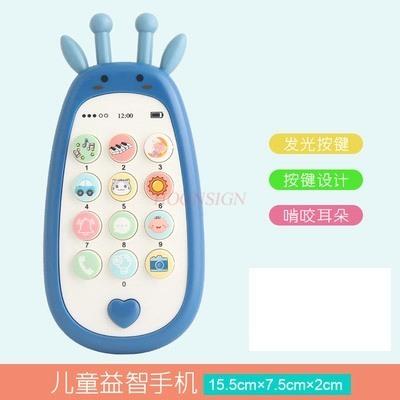 Baby Toy Music Phone Children'S Simulation Bitable Phone Model Baby Puzzle Bilingual 0-2 Year Old Girl Boy