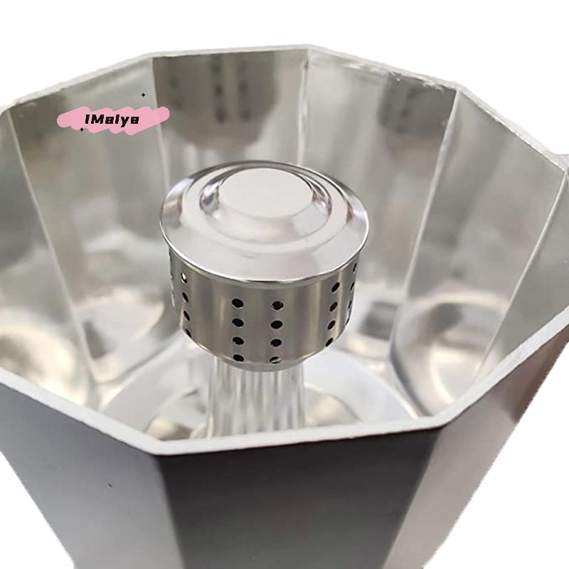 1Pc Stainless Steel Anti-Splash Valve Cover for Moka Pot Stovetop Espresso Aluminum Coffee Maker Universal Accessory