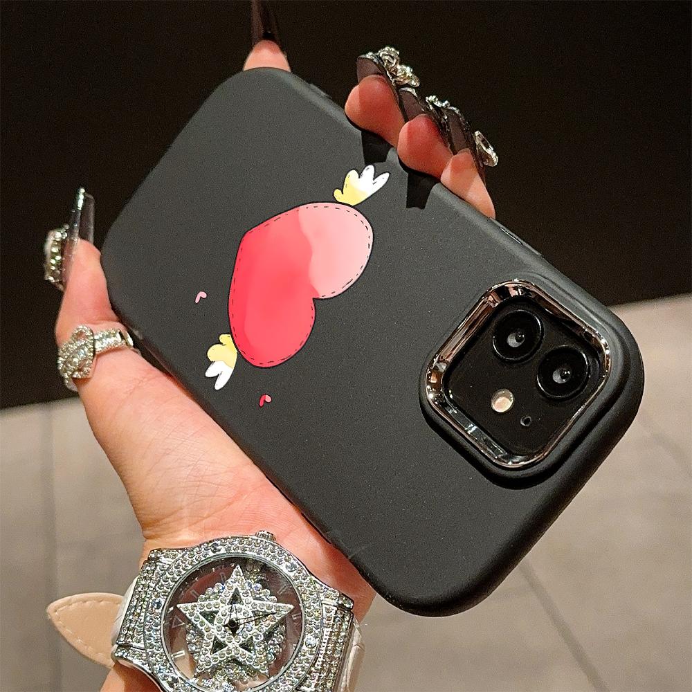 Solid Color Silver Edge Lens Soft Liquid Silicone Shockproof Phone Case for iPhone Samsung Huawei Honor Xiaomi Redmi OPPO Realme Vivo Infinix Tecno