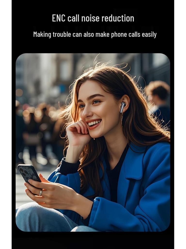 Verwenden Sie Wei Bluetooth-Kopfhörer: Langlebig, Kabellos, Geräuschunterdrückend mit Stereoklang und 6 Mikrofonen für Sport und Gaming.