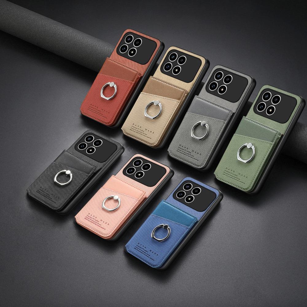 For POCO F8 Ultra 5G Luxury Case Leather RFID Card Wallet Back Panel Xiaomi Poco F8 Pro Case Mi PocoF8 Ultra F 8 Pro Ring Cover