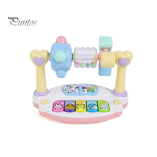 

Электронная музыкальная клавиатура, вращающаяся погремушка, игра «Knock Mole», развивающая детская игрушка