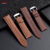 Wristband 10/12/14/16/18/19/20/21/22mm Litchi Pattern Leather Watch Band Strap for Men Women High-quality Watchband with Tools