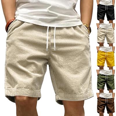 Men's Casual Shorts Versatile Thin Corduroy Shorts Men's Summer Shorts