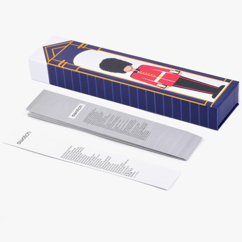 Swatch Gz711 Jubilee How Majestic Public Urethane Watch