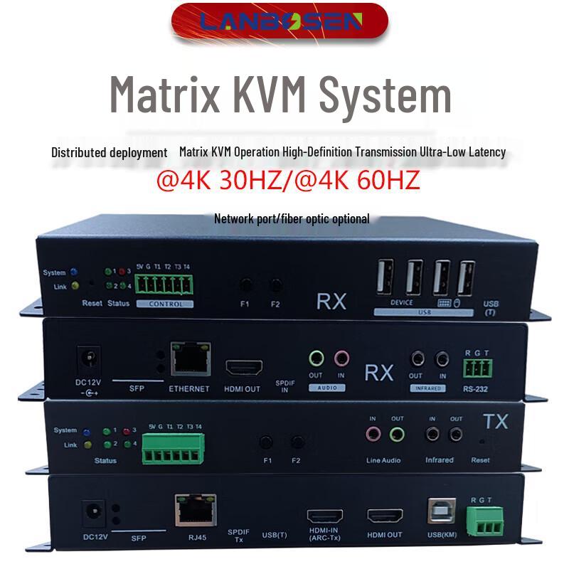 LanBoSen 4K Distributed Matrix KVM Management System