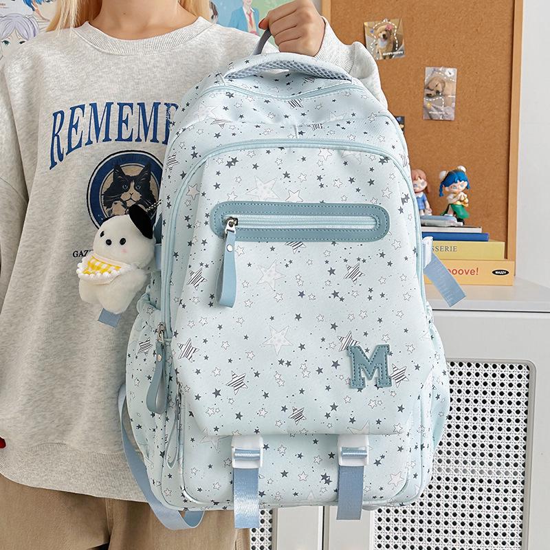 2025 New Japanese Polka Dot Small Backpack - Cute, Fresh Design for Girls, Perfect for Class and Commute.