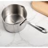 Stainless Steel Oil Pouring Pot Rust-proof Butter Melt Pot Scaled Milk Pot  Supplementary Food