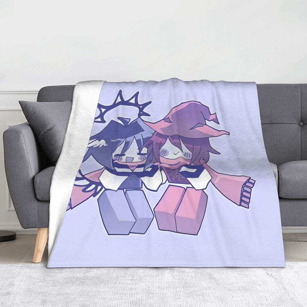 Azuretime Anime Fleece Blankets Azure Two Time Forsaken Awesome Throw Blanket for Home Hotel Sofa 125*100cm Quilt
