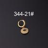 Micro-Pavé Zircon Irregular Ear Cuff Earrings