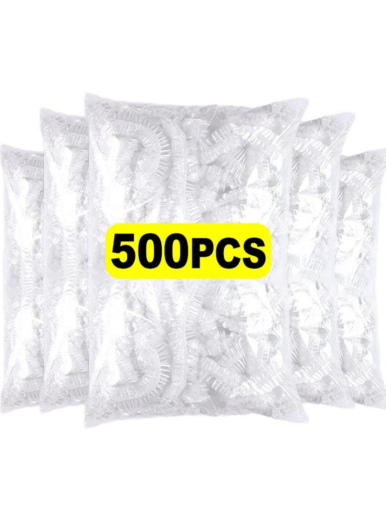 500Pcs, Disposable Food Preservation Film Cover,  Purpose Disposable Shrink Bag Disposable Shoe Cover  Preservation Film,Food Preservation Cover