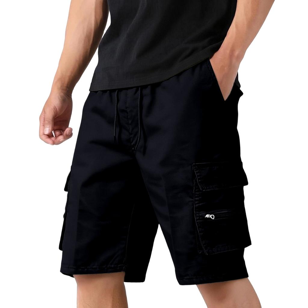 Men's Casual Five-pocket Pants - Loose, Multi-pocket Outdoor Sports Shorts