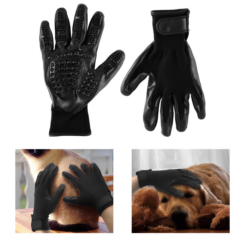 Buy Pet Grooming Deshedding Glove Pet Hair Remover and Massage Mitten at affordable prices
