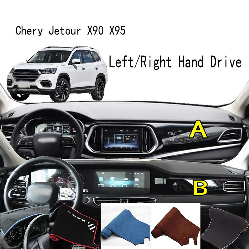 For 2019 Chery Jetour X90 X95 Plus Dashmat Dash mat Dashboard Cover Instrument Panel Sunscreen Pad Ornaments
