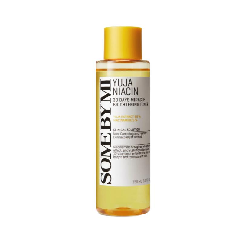 [SOME BY MI] Yuja Niacin 30 Days Miracle Brightening Toner 150ml Intensive Dark Spot & Dullness Correcting Treatment
