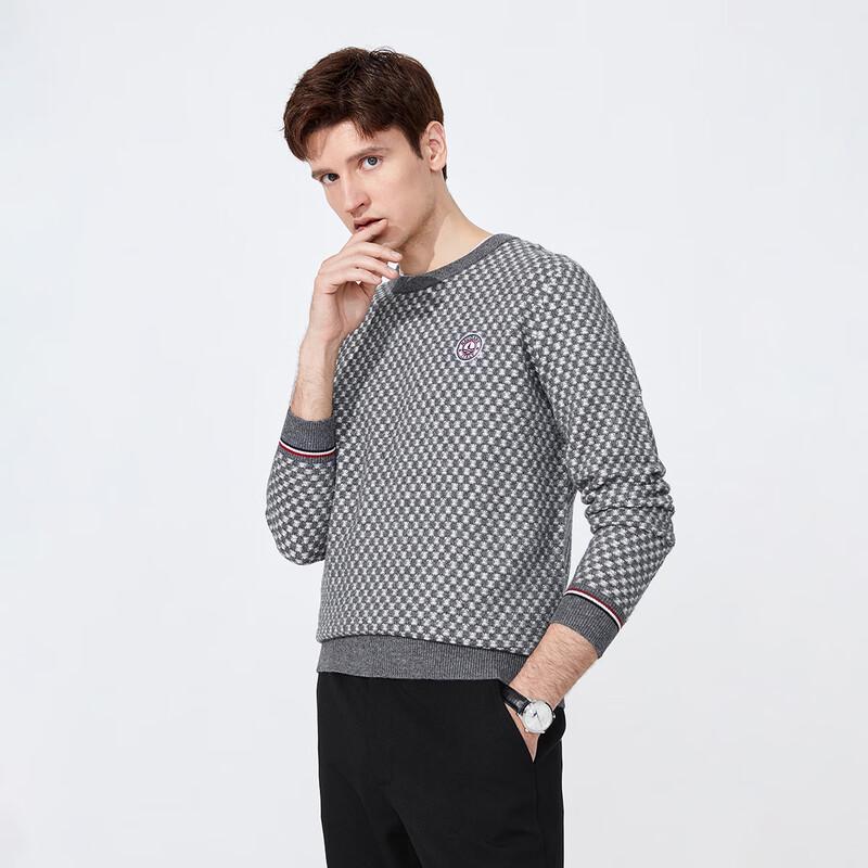 

NaviCare Men s Crew Neck Long-Sleeve Sweater L