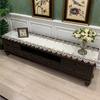 Lace Embroidered Table Runner Fabric Dining Table and Coffee Table TV Cabinet Shoe Cabinet Dust-Proof Towel Cloth