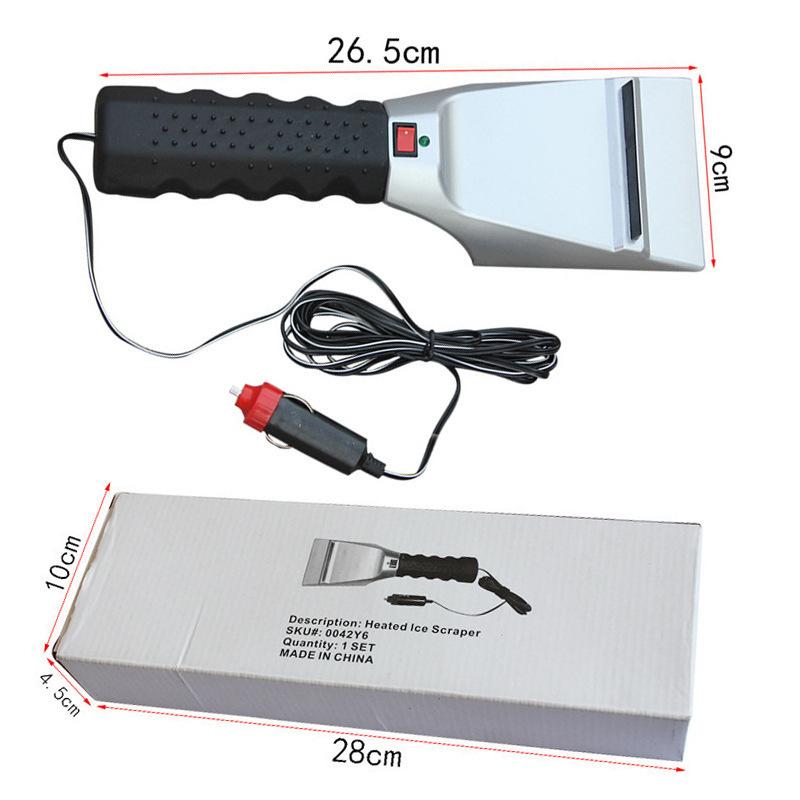 

Ice Scrapers for Car Windshield 12V Plug Into Cigarette Lighter Electric Scraper Heating,Snow Ice Brush Shovel Snow Removal Tool