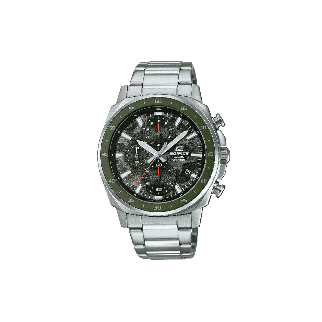CASIO Men EDIFICE 43.8mm Green Watch EFV-600D-3C EFV-600D-3C Green Dial