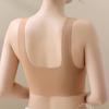 Seamless Gathering Bra Women's Underwear Women's Comfort Sports Beautiful Back No Steel Ring Collection Accessory Vest One-piece Bra