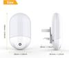 EU Plug RGB LED Night Light Night Light RGB Touch/Remote Control/Sensor Kids Light Energy Saving