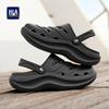 HLA Men's Casual Closed-Toe Beach Clogs