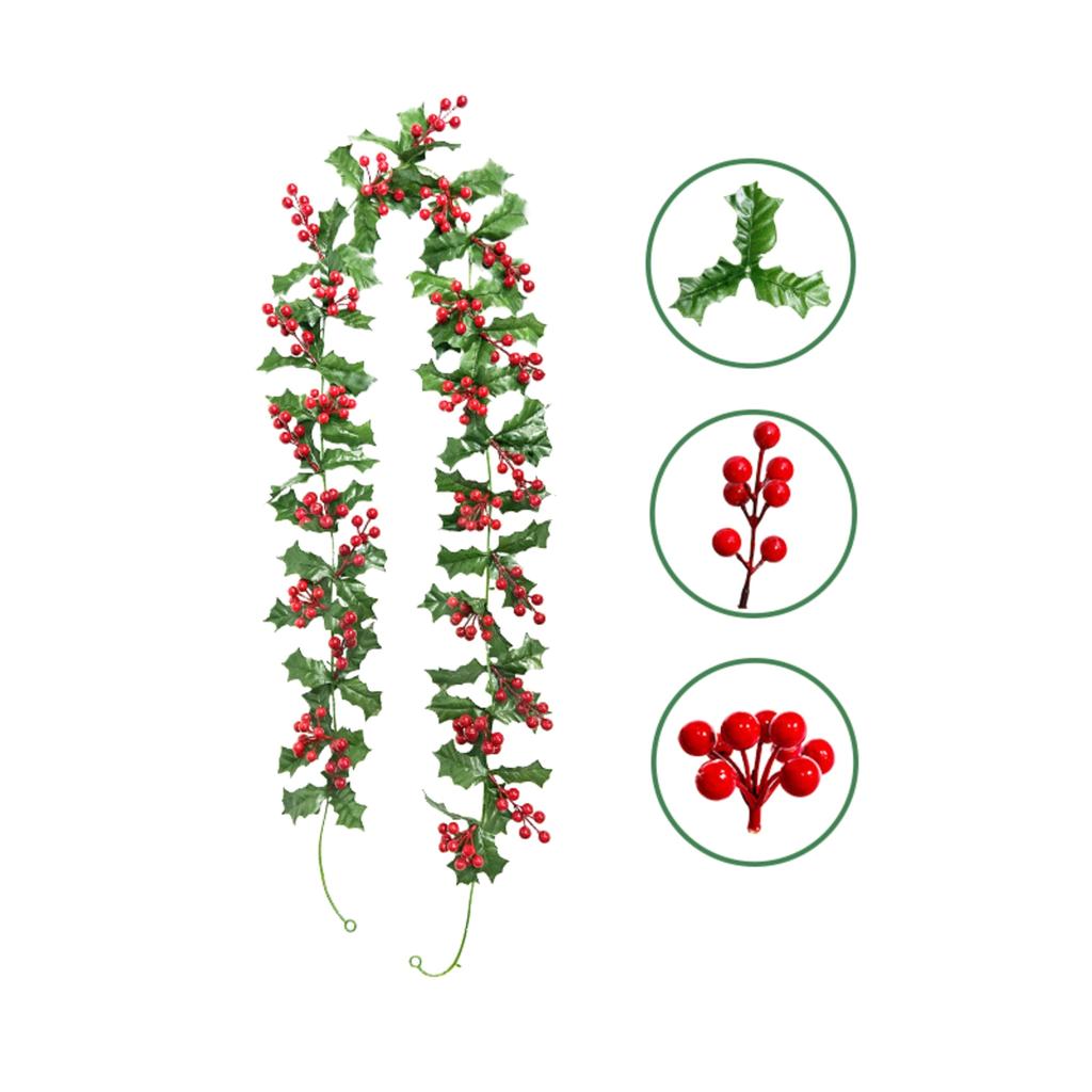 2m Artificial Flower Vine, Fake Flower Vine, Plastic Flower, Pipe Cover, Balcony Decoration