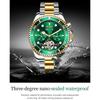 OLEVS Men's Skeleton Automatic Mechanical Watch Date Display Stainless Steel Business Men's Watch