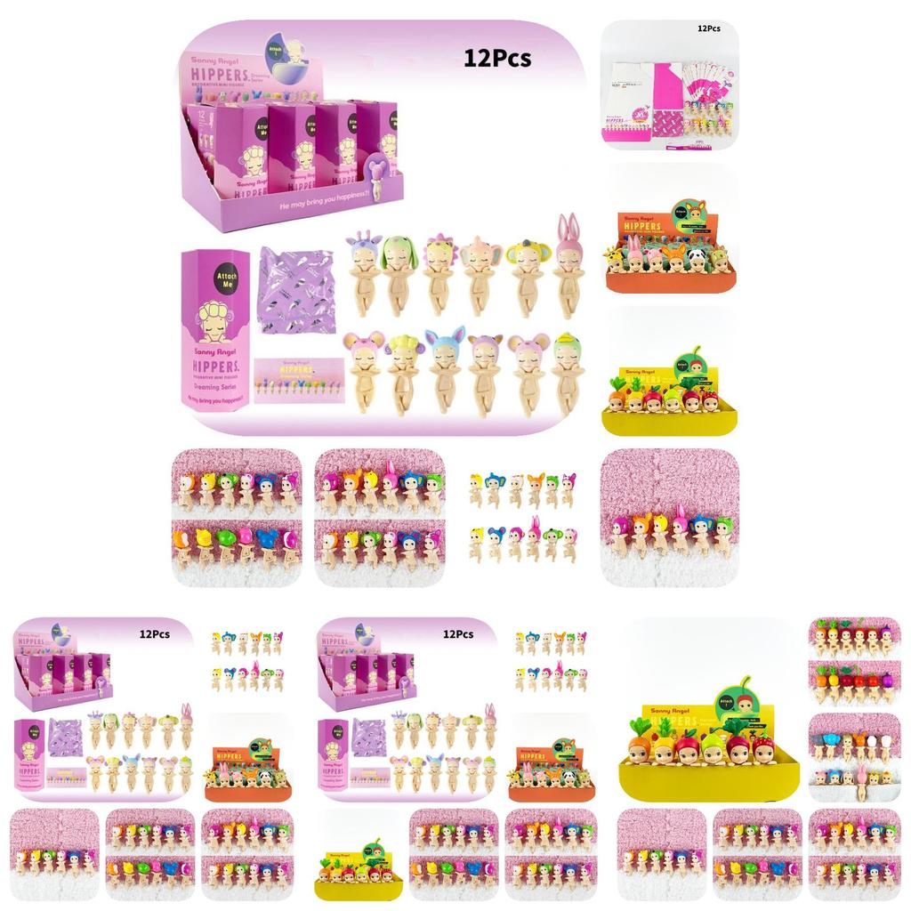 Adorable Sonnyangel Blind Box Collectible Figure Cute Pvc Car Decoration Hippers Lookingback