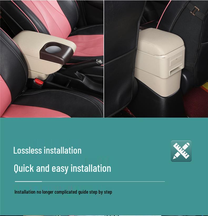 Hyundai Accent Central Armrest Box - Custom Fit Car Accessory