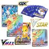 100 шт. Картки Покемонів Сяючі VSTAR GX EX VMAX MEGA TAG TEAM Енергія Тренер Чарізард Пікачу Колекція Бойова Картка S27