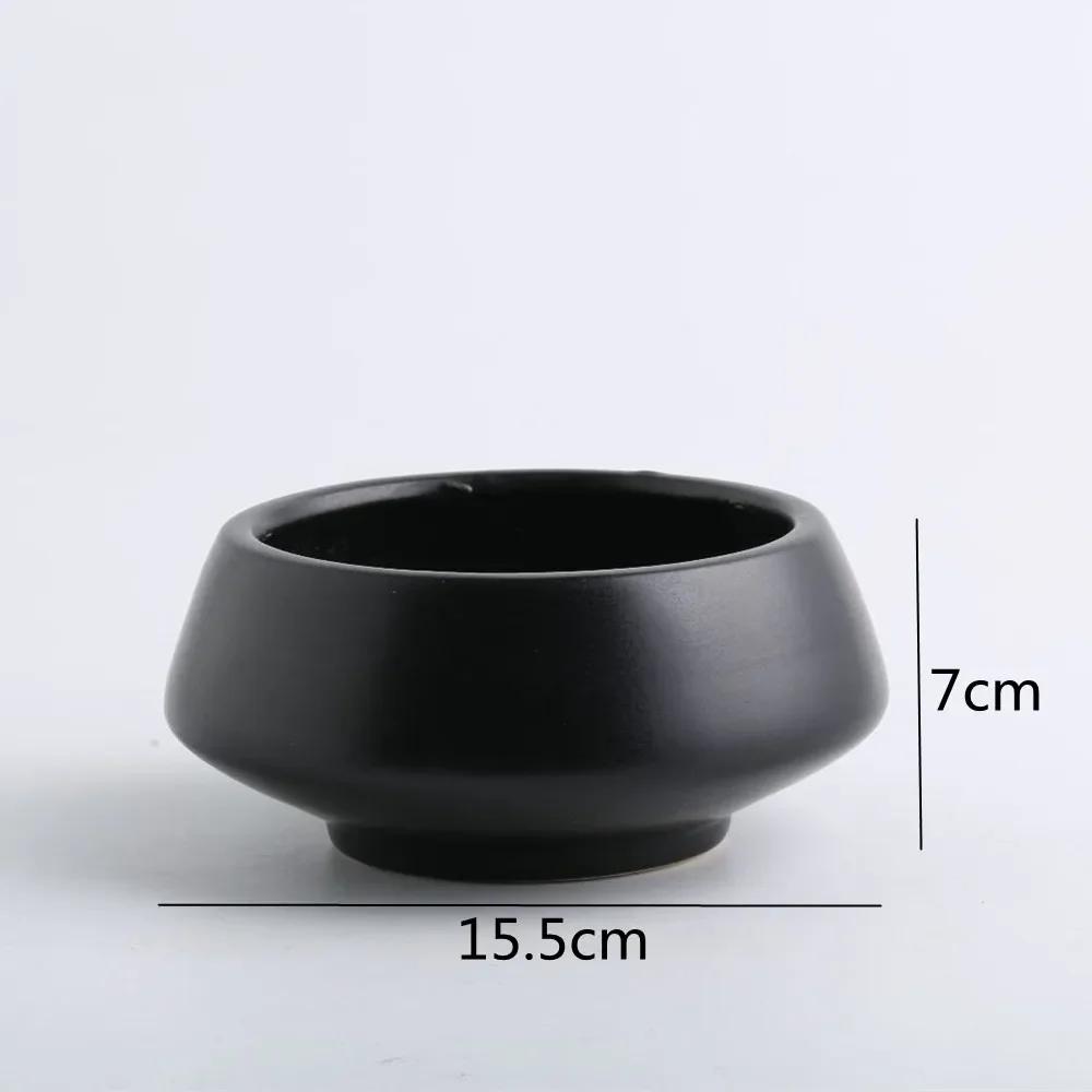 Ceramic Flowerpot Fruit Bowl Flower Arrangement Plant Pot Succulent Decoration Potted Garden Pots Planters