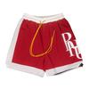 Mens Hip Hop Drawstring Shorts With Reflective 3M Letter Print Loose Fit Streetwear Cargo Jogger Pants