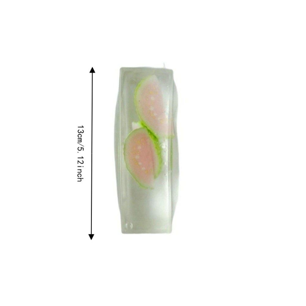 Transparent Fruit Bar Squishy Toy Soft Fruit Bar Fidget Toy Fruit Strip Squeeze Toy Ornament
