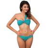 Two-piece swimsuit, turquoise, shoulder strap, balconette, s Two-piece swimsuit, turquoise, shoulder strap, balconette, s