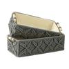 Multipurpose Sturdy Cotton Weave Storage Box Accessory for Tissues and Remote Controls Stylish Home Decoration