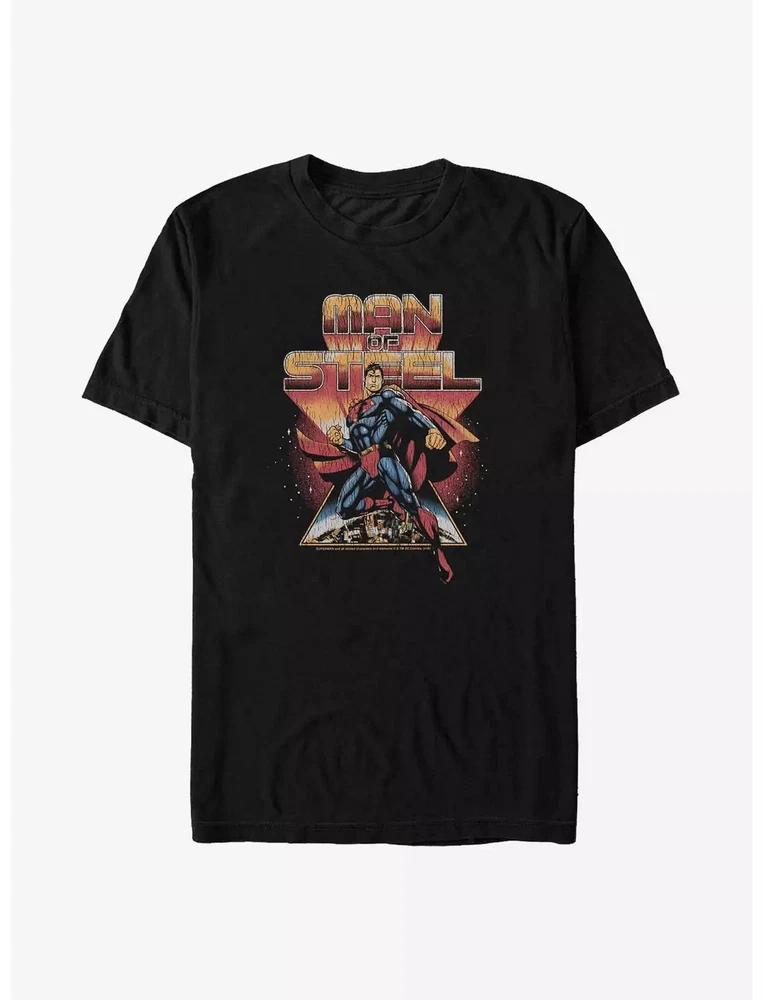 Comics SuperUnisex Steel Unisex Black TShirt S