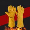 1 Pair 40cm Safety Work Labor Glove Welding Gloves Heat Cut Resistant Insulated Custom Design Welding Leather Gloves