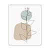 Abstract Leaf Human Face Curve Block Color Cactus Line Poster Nordic Wall Art Canvas Painting Print Pictures Living Room Decor