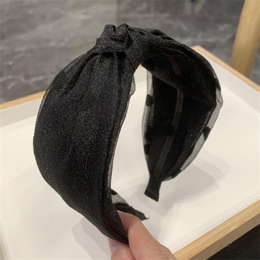 New Fashion Retro Women Headband Wide Side Big Bowknot Hairband Classic Casual Turban Girls Headwear Hair Accessories