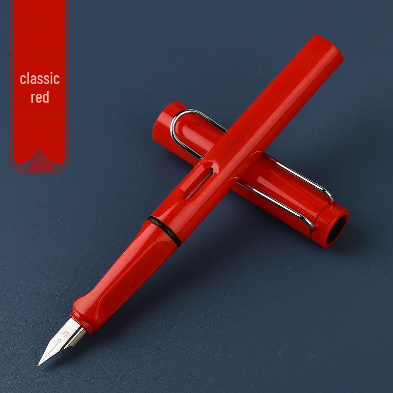 Colorful Ergonomic Fountain Pen for Students - Perfect for Writing Practice and Custom Logo Gifts