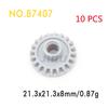 MOC Bricks Technical Gear Series Worm Rack Box Differential Compatible All Brand Car ModelBuilding Blocks Bulk Replace Parts Toy