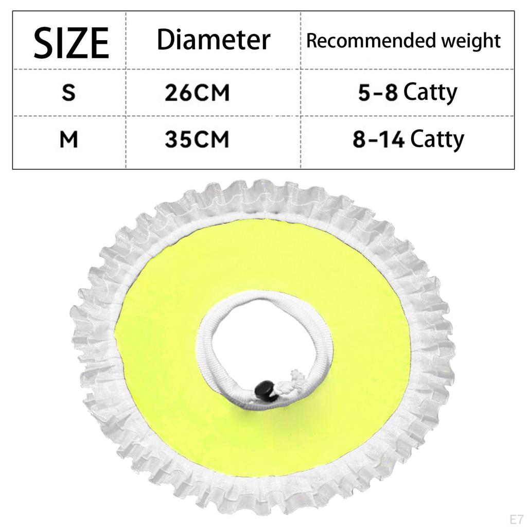 Cat Cone Collar Breathable Neck Circle for Small Dogs Beauty Trimming Puppy