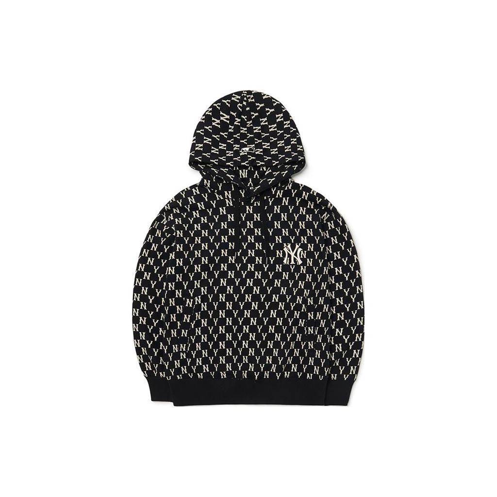 New MLB Monogram Collection Sweatshirt Unisex Black 3AHDM0224-50BKS