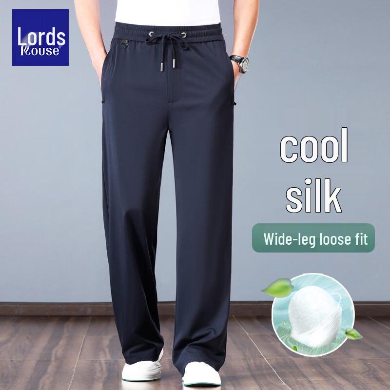 

ROTS Men s Ice Silk Straight Casual & Sports Pants 6XL